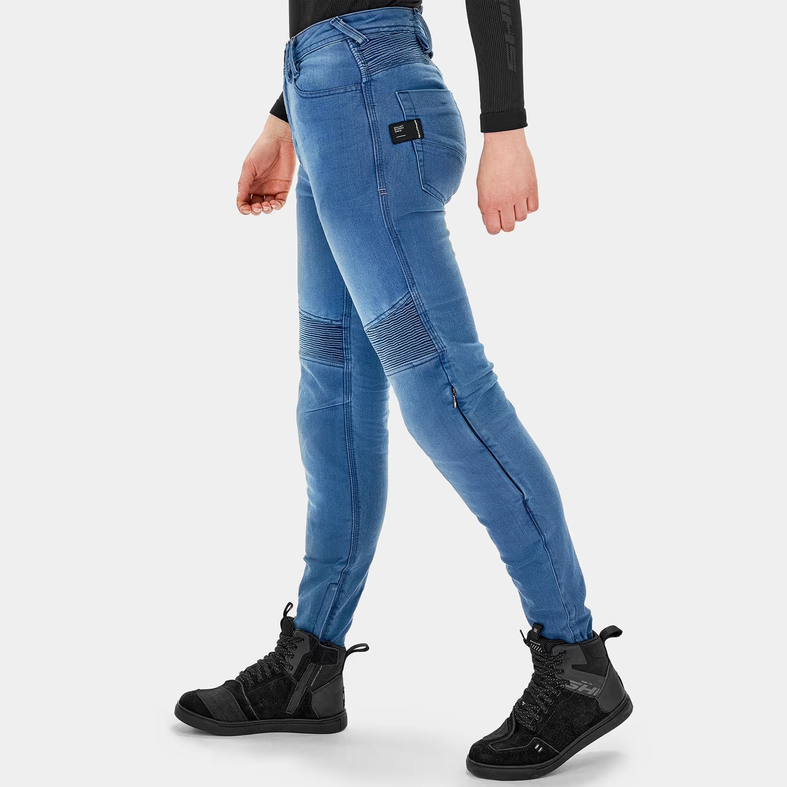 SHIMA ZENITH VAQUEROS DE MOTO MUJER AZUL 