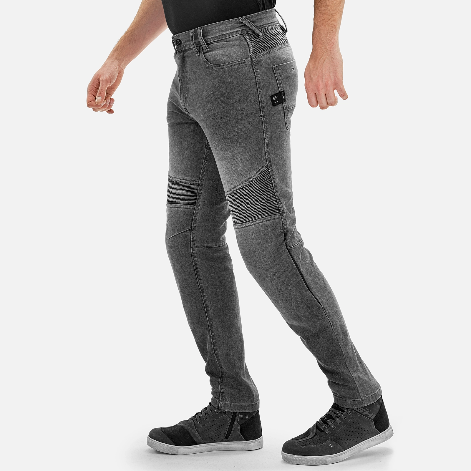 SHIMA ZENITH Men Touring Motorcycle Jeans Grey