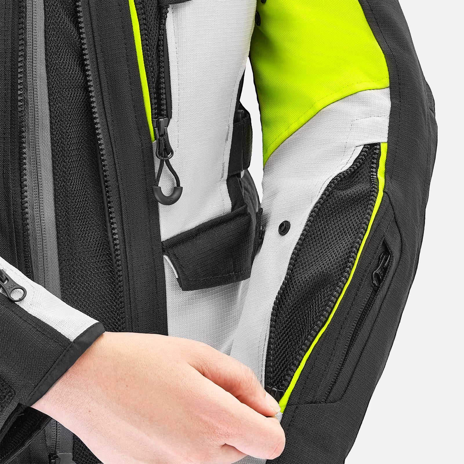 SHIMA DUNE LADY TOURING MOTORCYCLE TEXTILE JACKET FLUO