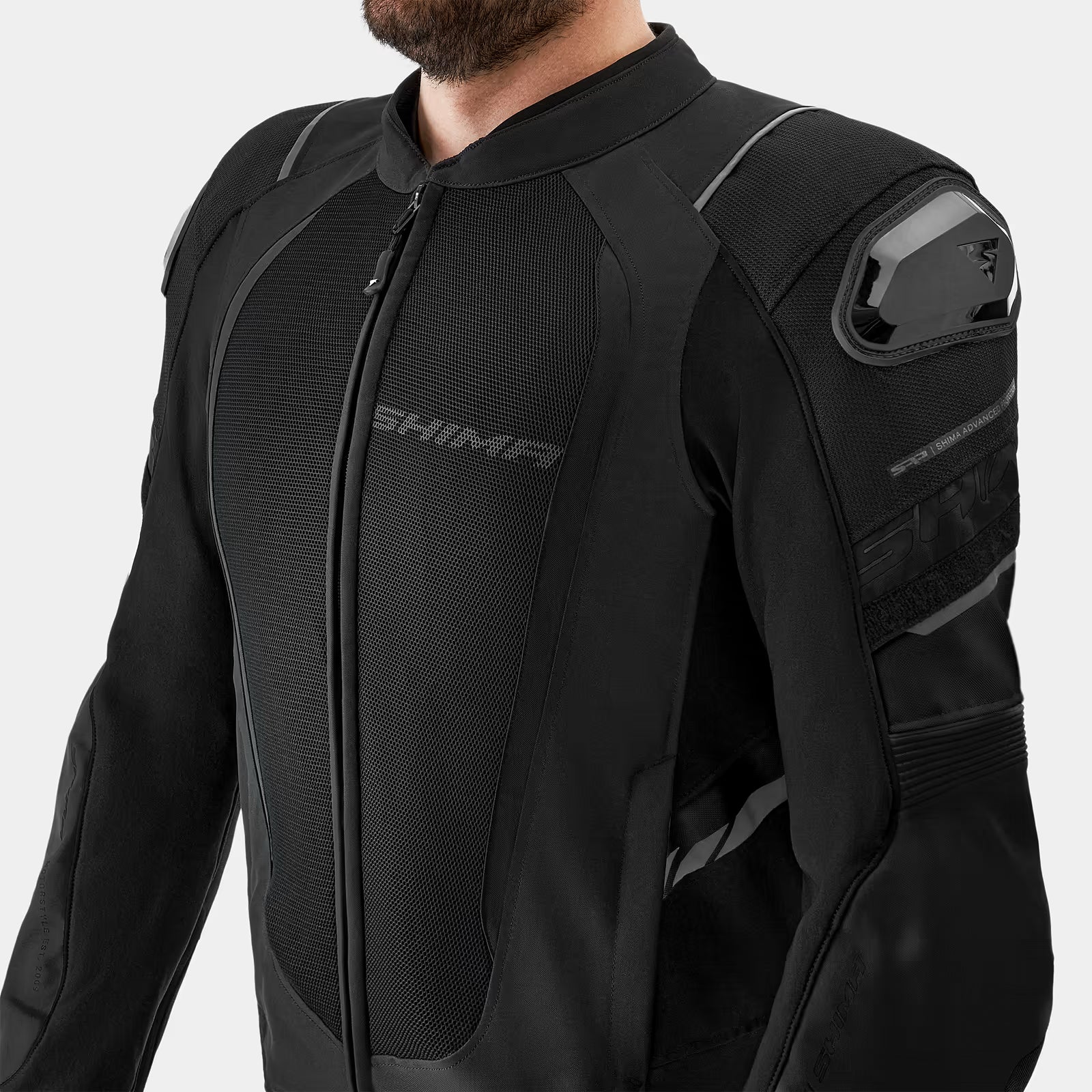 SHIMA MESH PRO 2.0 MEN MOTORCYCLE JACKET BLACK
