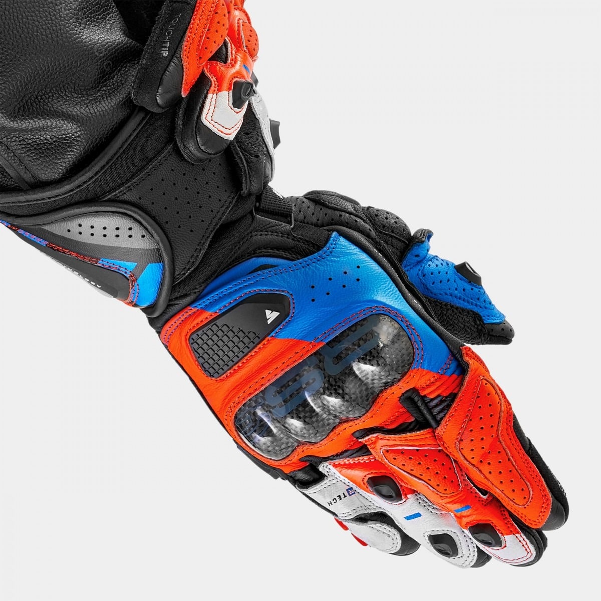 SHIMA RS-3 MEN MOTORCYCLE GLOVES BLACK BLUE RED