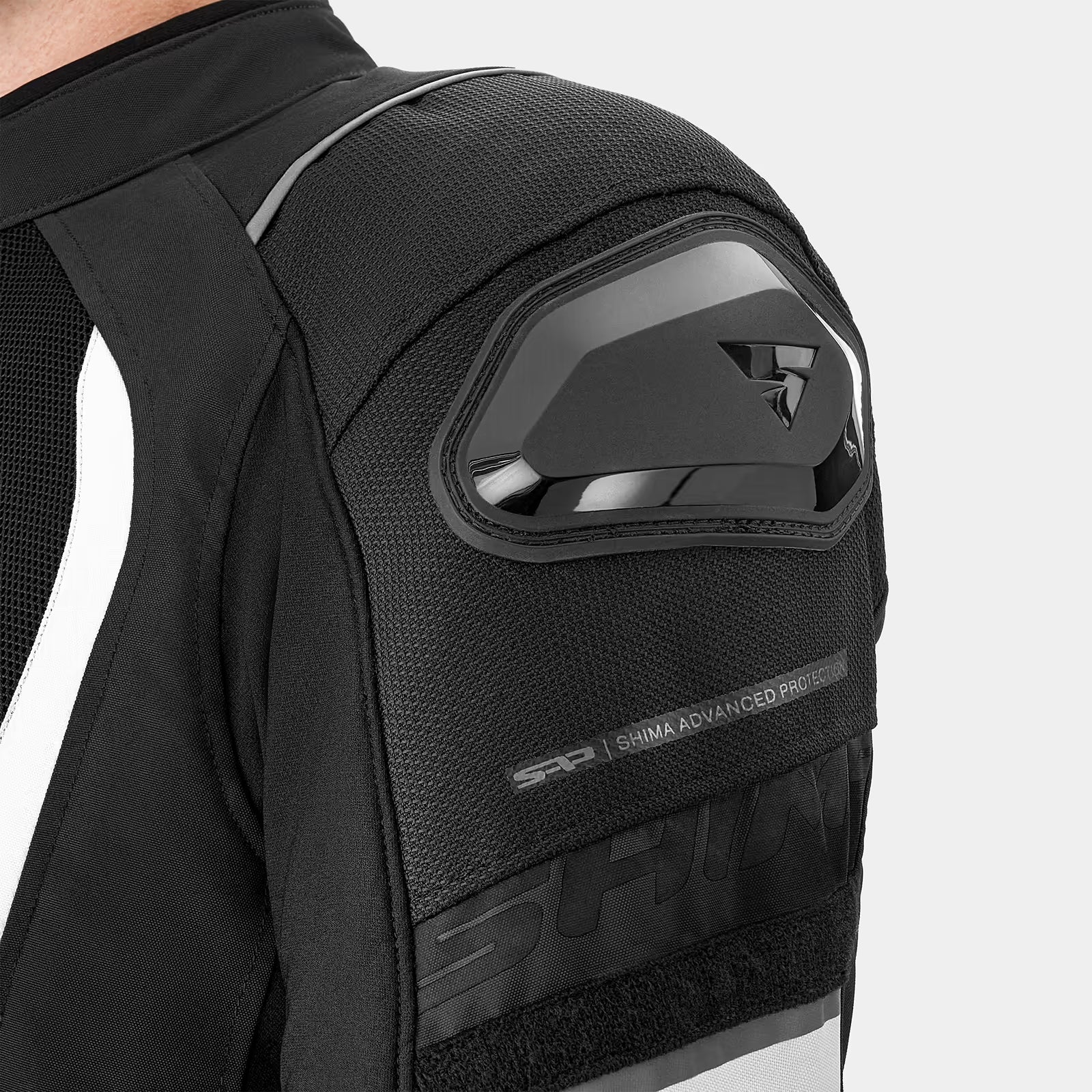 SHIMA MESH PRO 2.0 MEN MOTORCYCLE JACKET BLACK WHITE