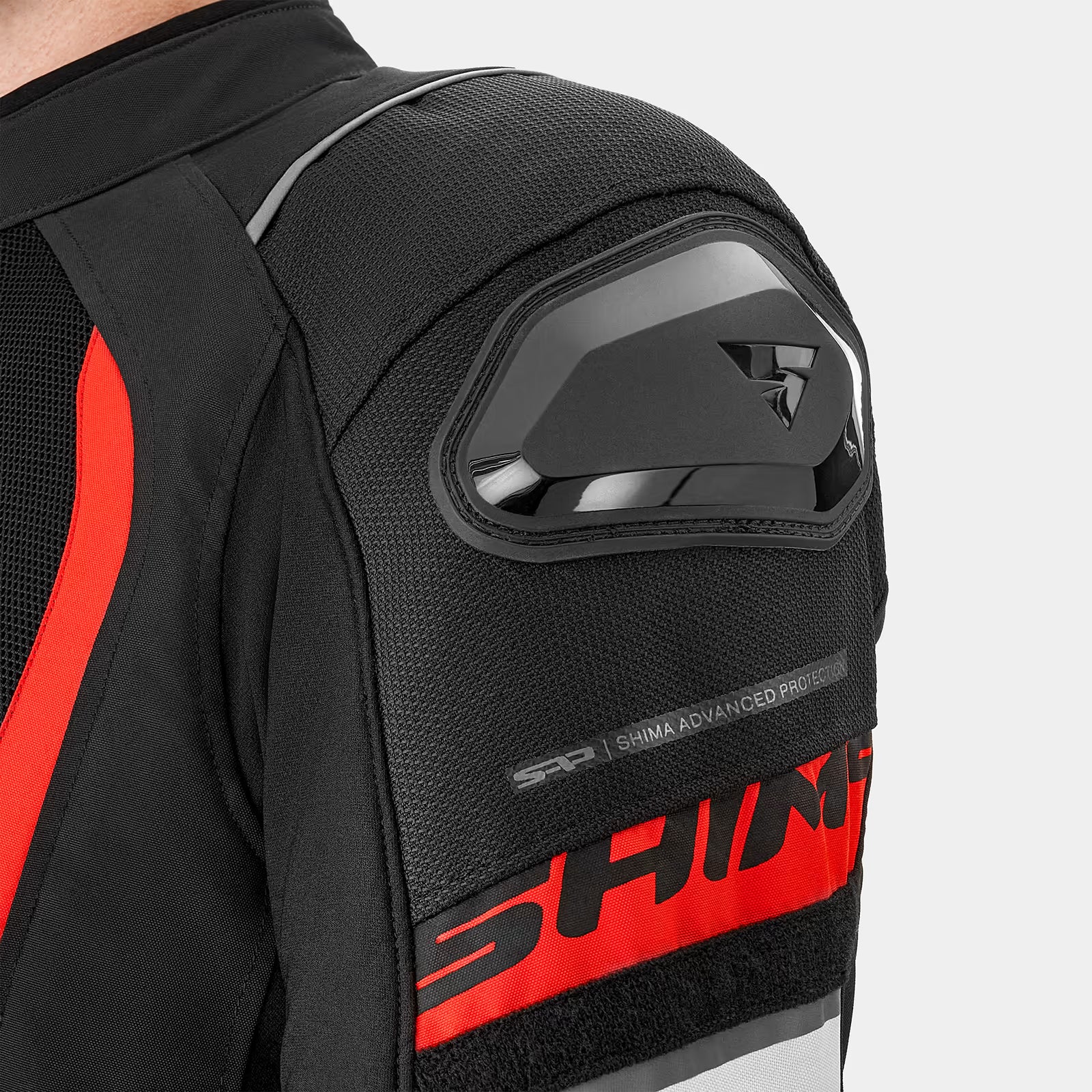 SHIMA MESH PRO 2.0 MEN MOTORCYCLE JACKET BLACK RED