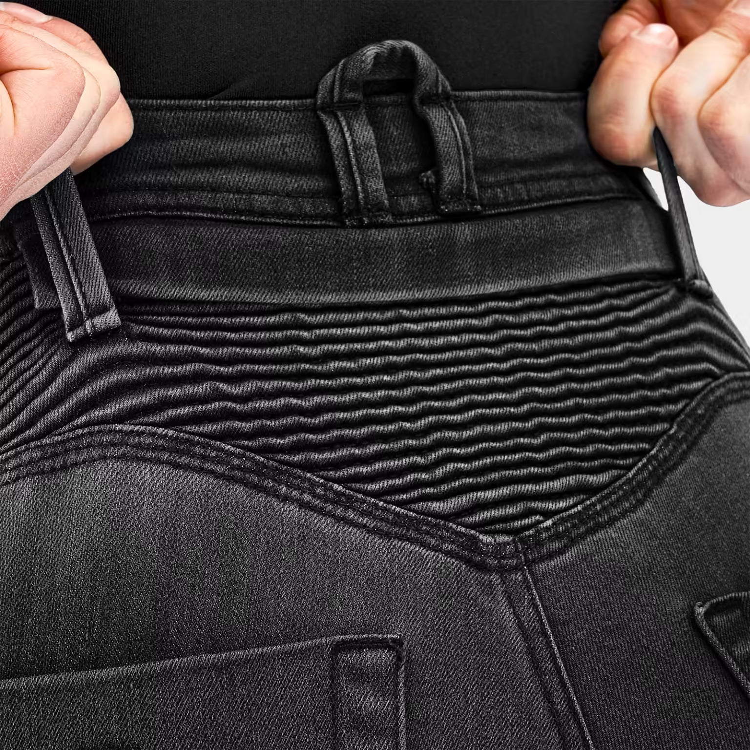 SHIMA ZENITH LADY MOTORCYCLE RIDING JEANS BLACK