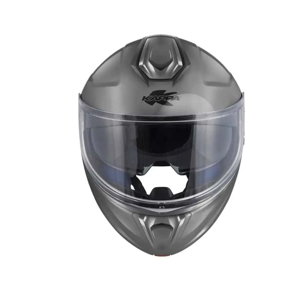 KAPPA KV50 MOTO MODULAR CASCO BASICO GRIS BRILLO - CASCO