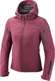 IXON BURNING Mujer Textil Motocicleta Chaqueta Borgoña