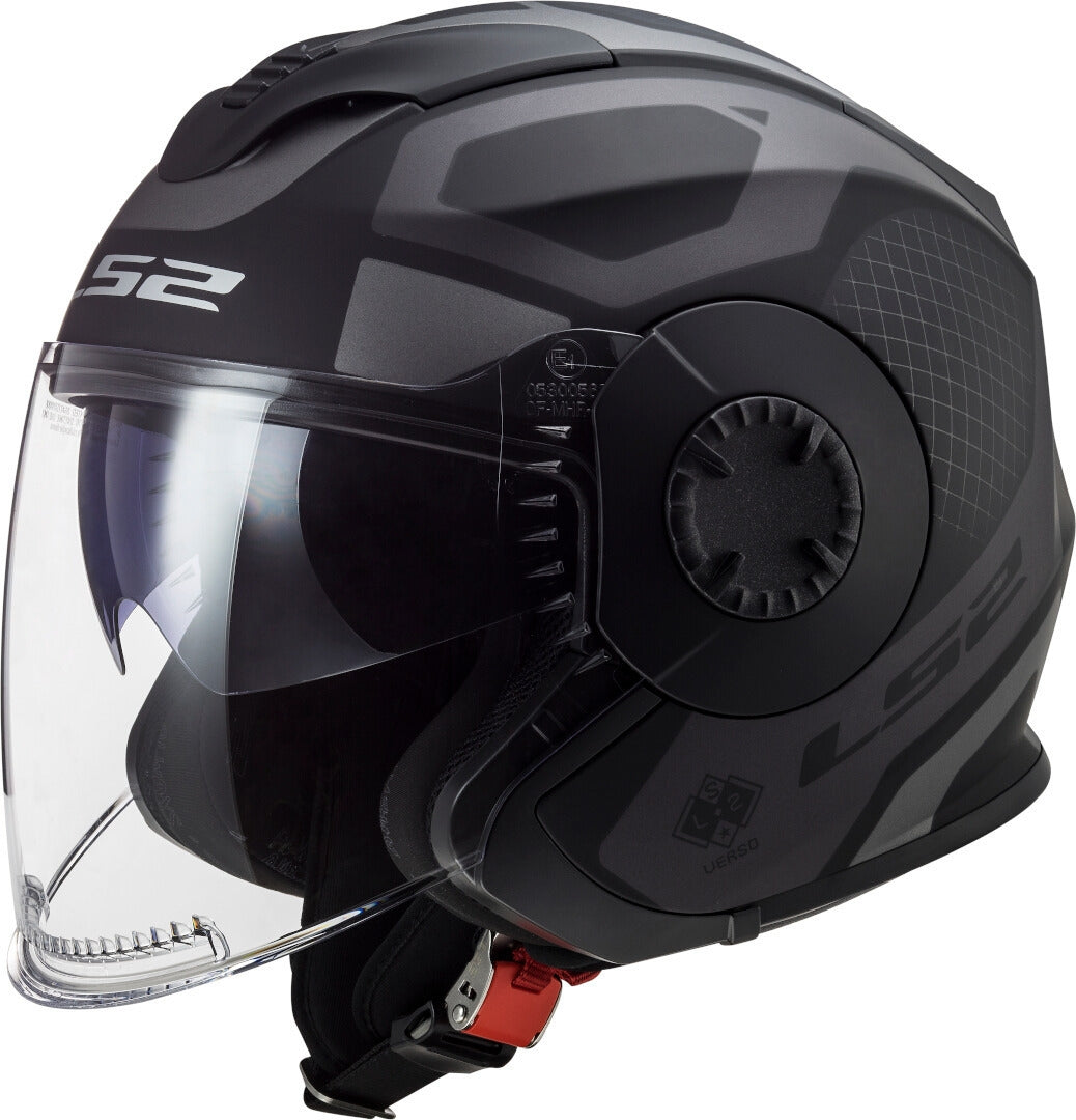  LS2 OF570 VERSO MARKER MATT BLACK TITANIUM - SECURTEX MOTOR SL (t/a MaximoMoto)