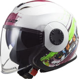  LS2 OF570 VERSO SPRING WHITE PINK - SECURTEX MOTOR SL (t/a MaximoMoto)