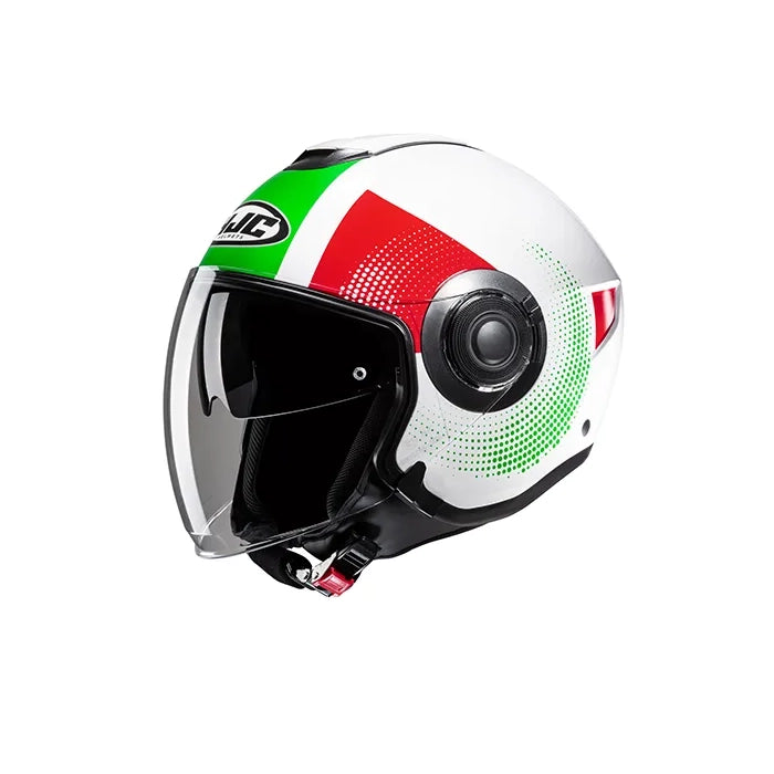 HJC I40N Pyle Full Face Helmet Green White Red