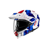 HJC I80 Roki Dual Sports Motorcycle Adventure Helmet Red White Blue