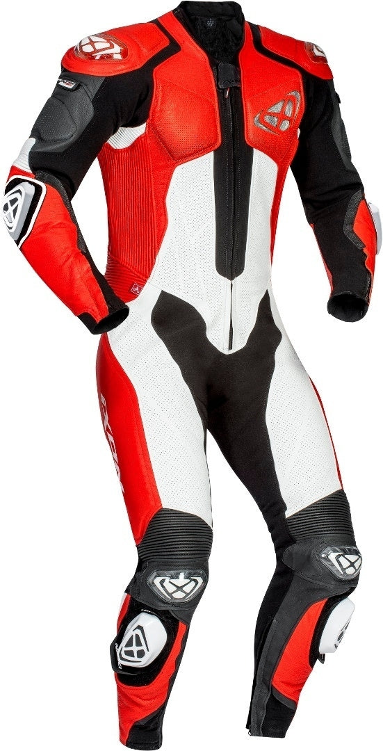  IXON - VENDETTA EVOBLACK/RED/WHITE LEATHER SUITS - SECURTEX MOTOR SL (t/a MaximoMoto)