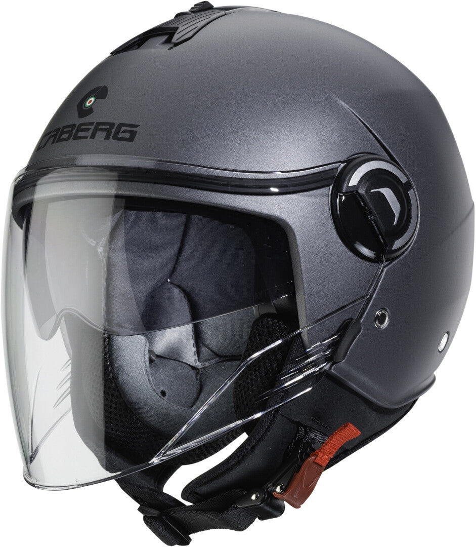  CABERG-Riviera V4 Helmet MATT/GUN/METAL - SECURTEX MOTOR SL (t/a MaximoMoto)