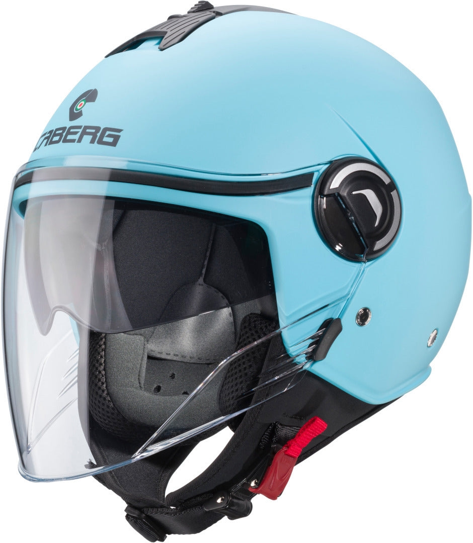  CABERG-Riviera V4 Helmet MATT/LIGHT/BLUE - SECURTEX MOTOR SL (t/a MaximoMoto)