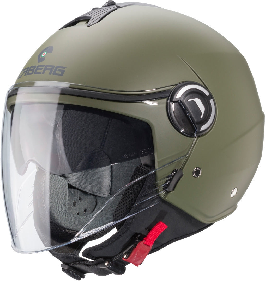  CABERG-Riviera V4 Helmet MATT/MILITARY/GREEN - SECURTEX MOTOR SL (t/a MaximoMoto)