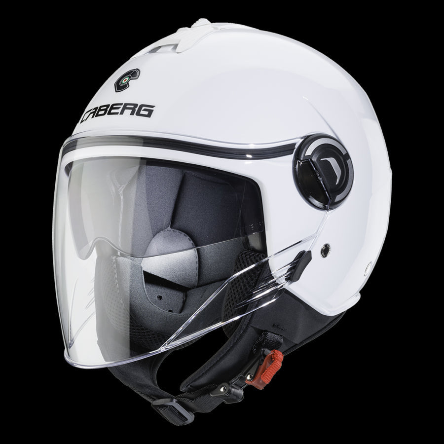  CABERG-Riviera V4 WHITE Helmet - SECURTEX MOTOR SL (t/a MaximoMoto)