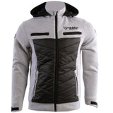 MUGENRACE H-MNR-2494 Puffy-Two Sudadera Capucha Negra/Gris Claro 