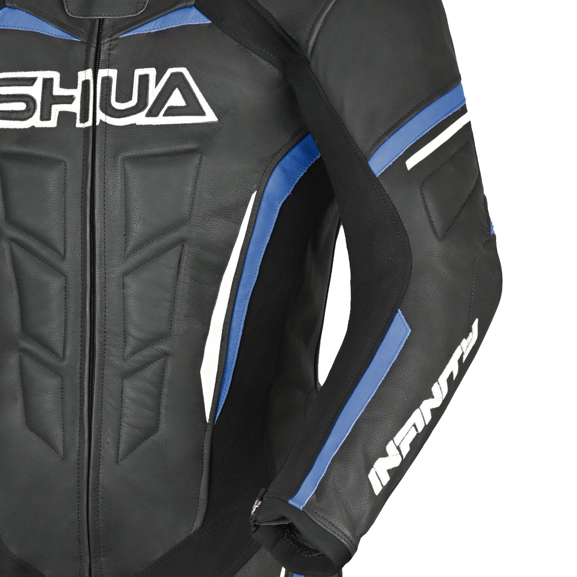 SHUA Infinity 1 PC Motorcycle Racing Suit UK Black Blue