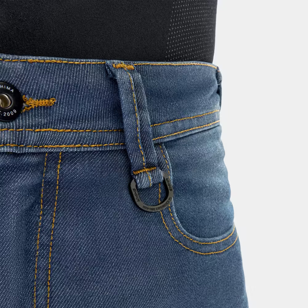 SHIMA RIDGE Men Motorbike Touring Jeans Blue
