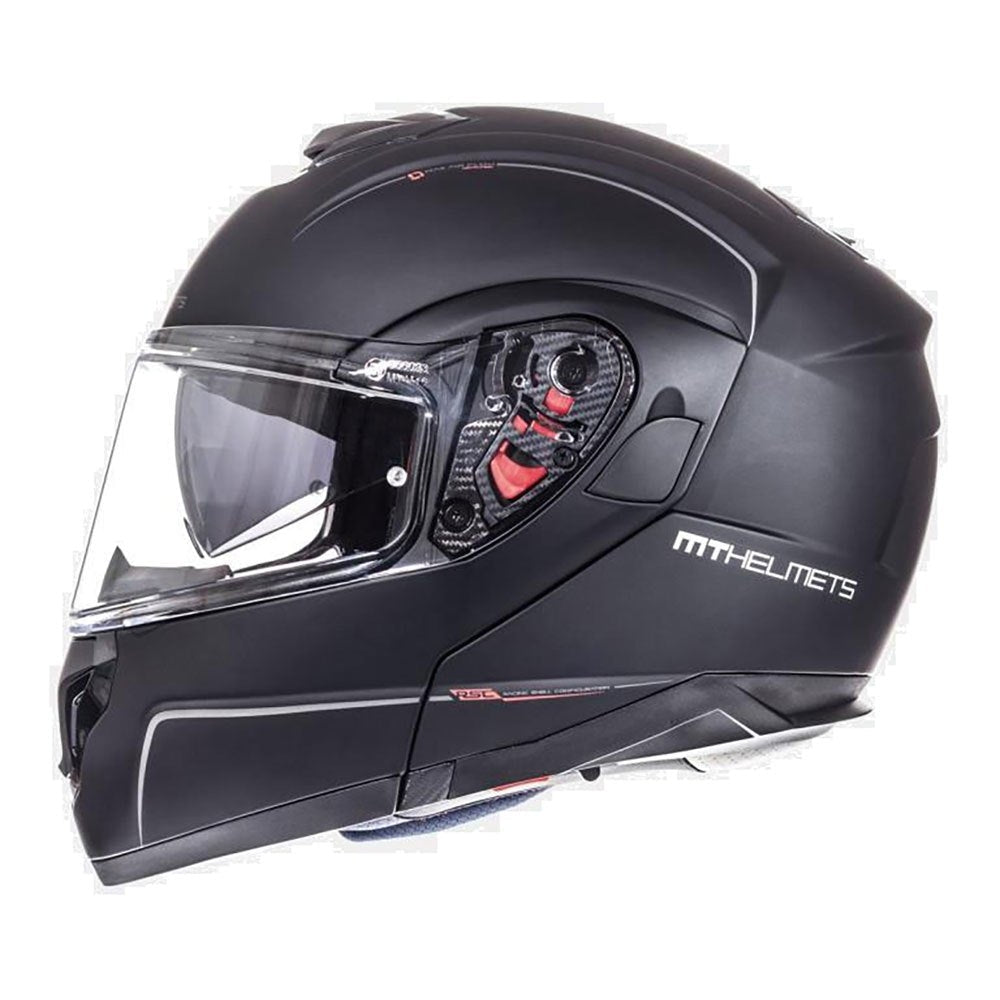  MT ATOM SV SOLID BLACK/MATTE HELMET - SECURTEX MOTOR SL (t/a MaximoMoto)
