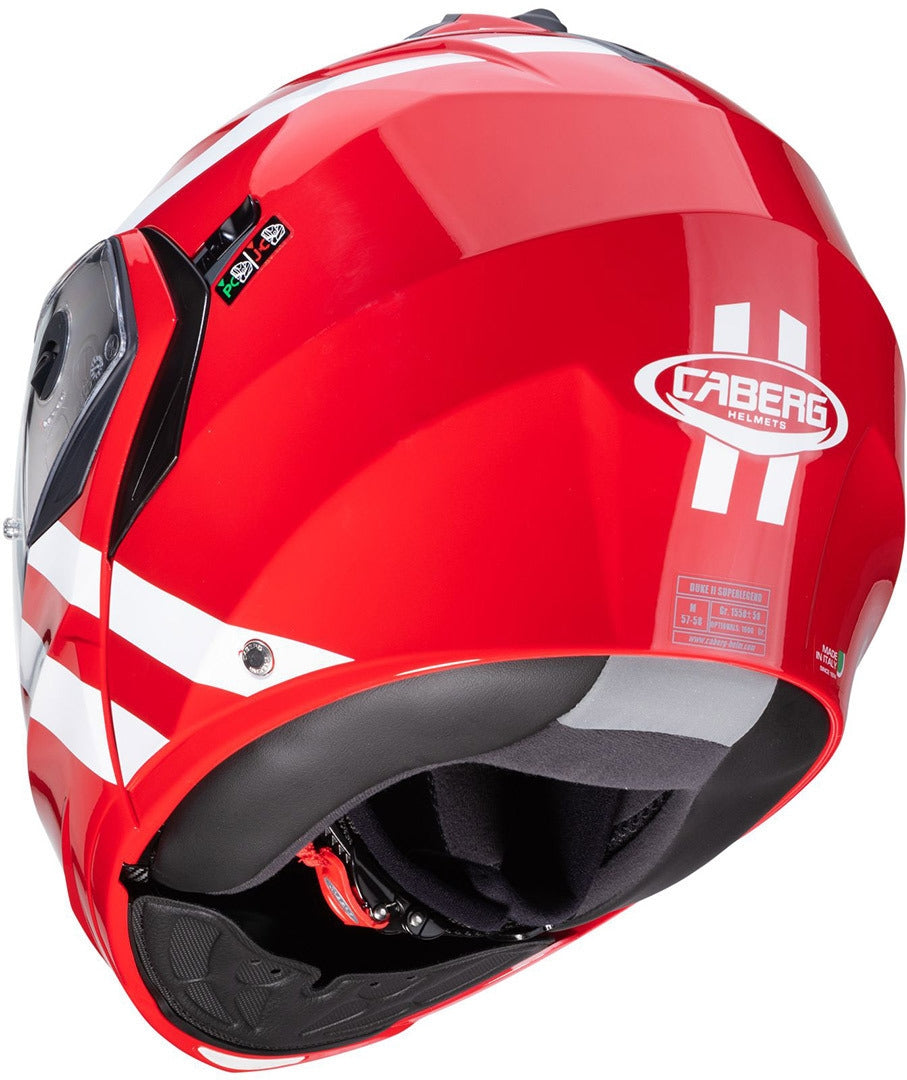  CABERG-HELMET DUKE 2 SUPERLEGEND RED/WHITE - SECURTEX MOTOR SL (t/a MaximoMoto)