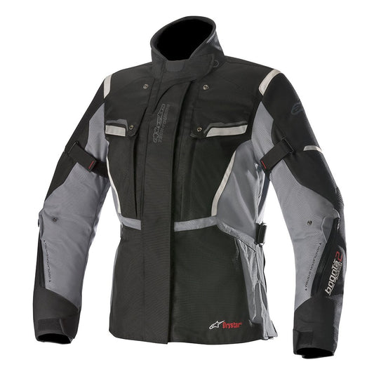 Alpinestars Stella Bogota Drystar Jacket v2 Black Grey - front pic