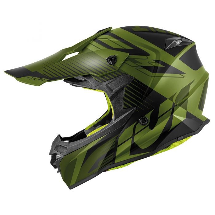  GIVI FULL HELMET 60.1/FRESHD/FRECH Black Military Green - SECURTEX MOTOR SL (t/a MaximoMoto)