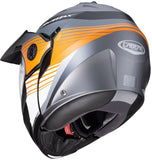  CABERG-Helmet Tourmax Titan MATT/GUN/METAL/ORANGE/WHI - SECURTEX MOTOR SL (t/a MaximoMoto)