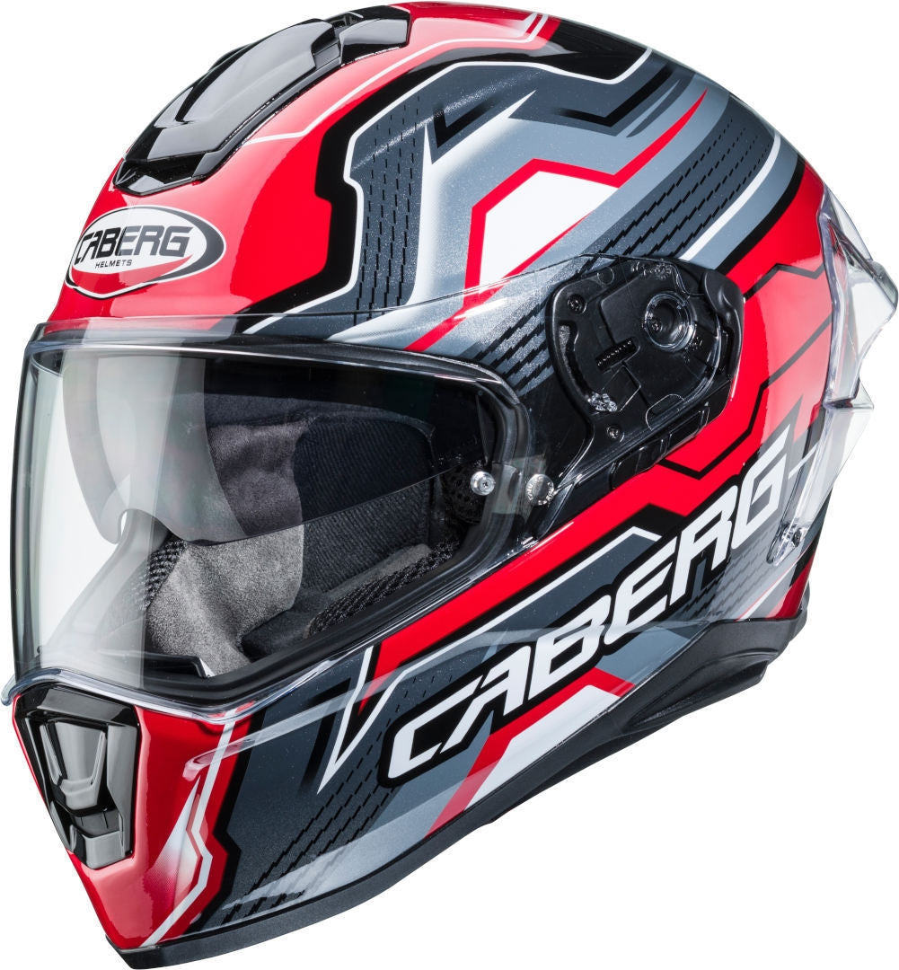  CABERG-Helmet DRIFT EVO LB29 BLACK/ANTHRACITE/RED - SECURTEX MOTOR SL (t/a MaximoMoto)