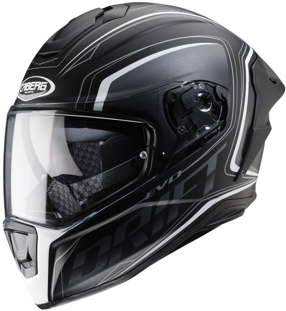  CABERG-Helmet DRIFT EVO INTEGRA MATT BLACK/ANTHRACITE/WHITE - SECURTEX MOTOR SL (t/a MaximoMoto)