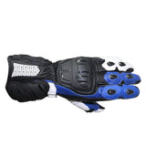  R-TECH - Hawk Leather Glove Black/Blue - SECURTEX MOTOR SL (t/a MaximoMoto)