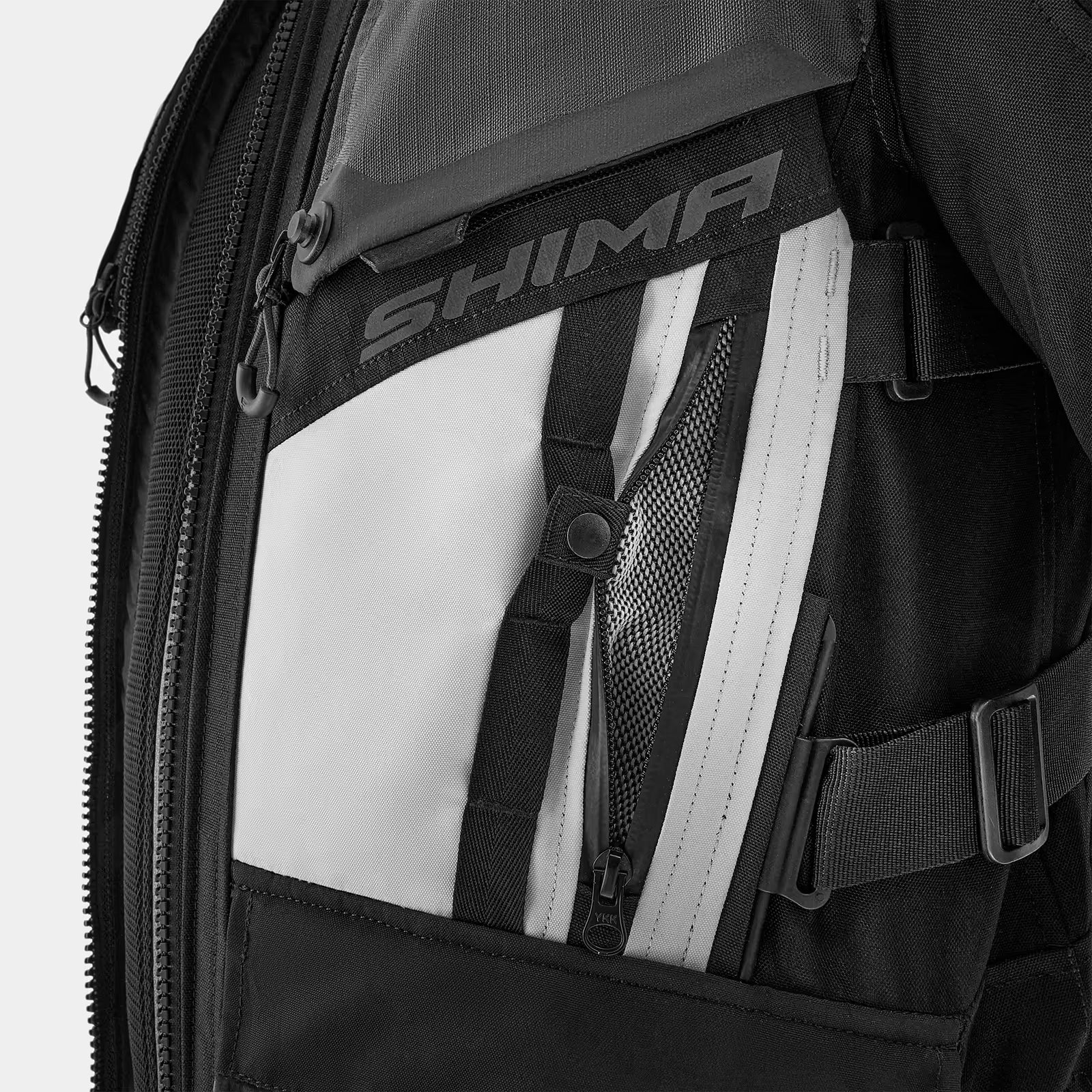 SHIMA TRACKER MEN MOTORCYCLE TOURING JACKET DARK GREY