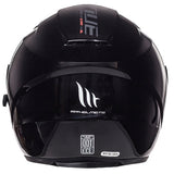 MT OF881 SV AVENUE SV SOLID BLACK GLOSS HELMET