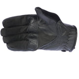  R-TECH - Black Dijon Leather Glove - SECURTEX MOTOR SL (t/a MaximoMoto)