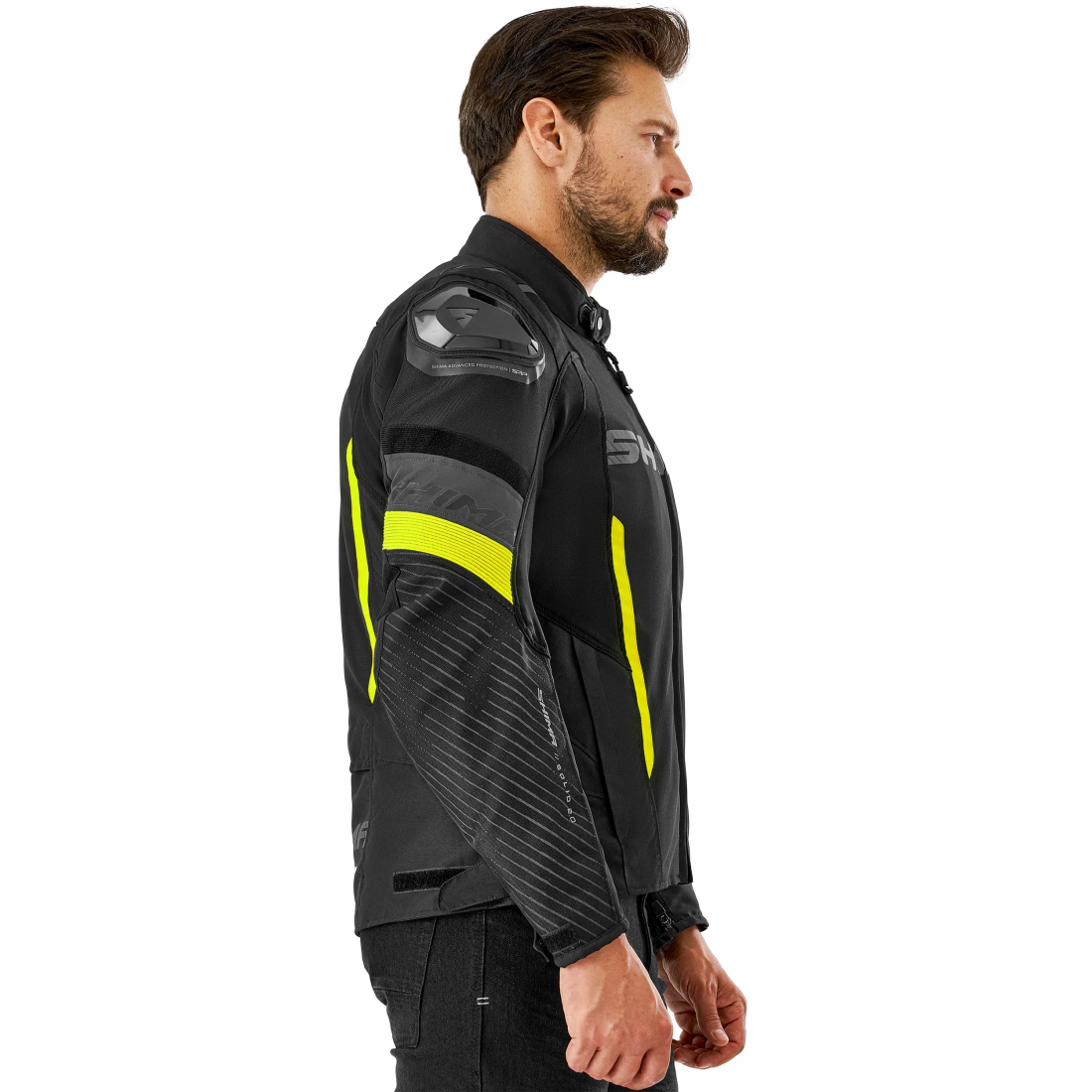 SHIMA SOLID 2.0 MEN'S MOTORCYCLE JACKET FLUO