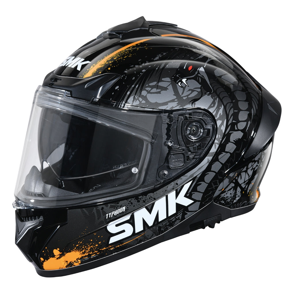 Smk Typhoon Glitter Reptile Decorated Touring Motorcycle Helmet (GL 277)