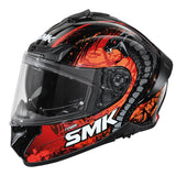  Smk Typhoon Glitter Reptile Decorated Touring Motorcycle Helmet (GL 273)
