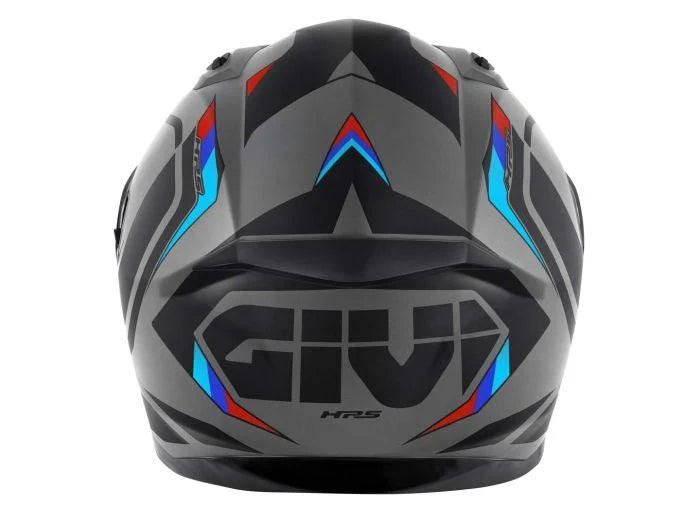 GIVI 50.8 MACH1 Full Face Motorcycle Helmet Matt Grey Black Red