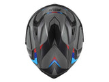 GIVI 50.8 MACH1 Full Face Motorcycle Helmet Matt Grey Black Red