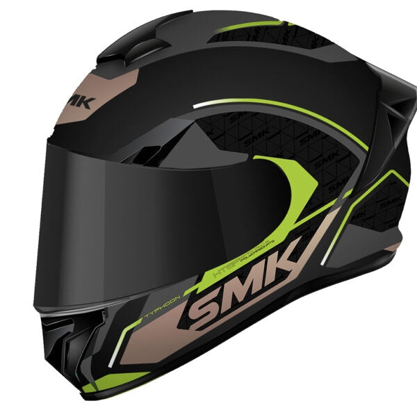  SMK- TYPHOON RD1 MATTE DECORATED (MA264) FULL FACE MOTORCYCLE RACING HELMET