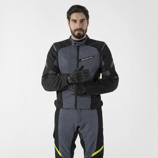 SHIMA RUSH 2.0 VENTED MEN'S MOTORCYCLE JACKET FLUO