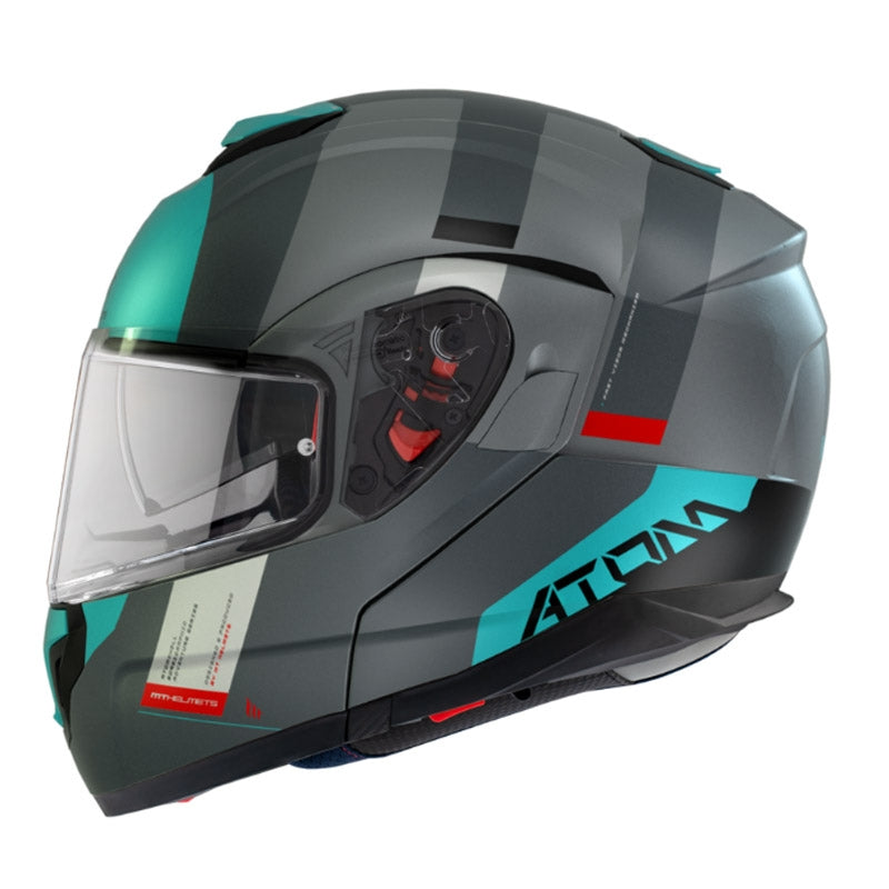 MT FU401SV ATOM SV GOREX C2 MATTE TITANIUM HELMET - SECURTEX MOTOR SL (t/a MaximoMoto)
