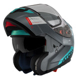 MT FU401SV ATOM SV GOREX C2 MATTE TITANIUM HELMET