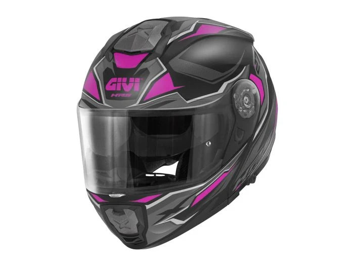 GIVI X27 Dimension Sector Lady Modular Helmet Black Titan Fuchsia