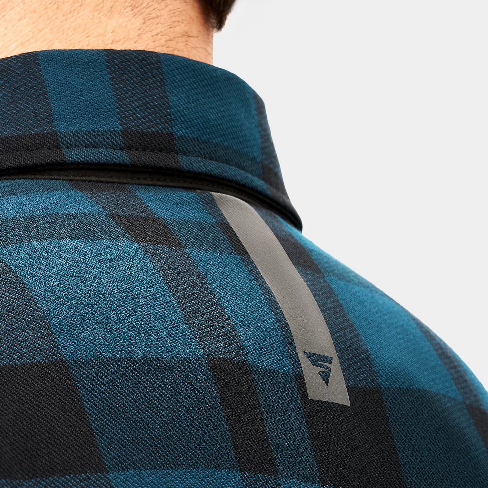 SHIMA RENEGADE 2.0 MEN CHECKED MOTORCYCLE SHIRT BLUE