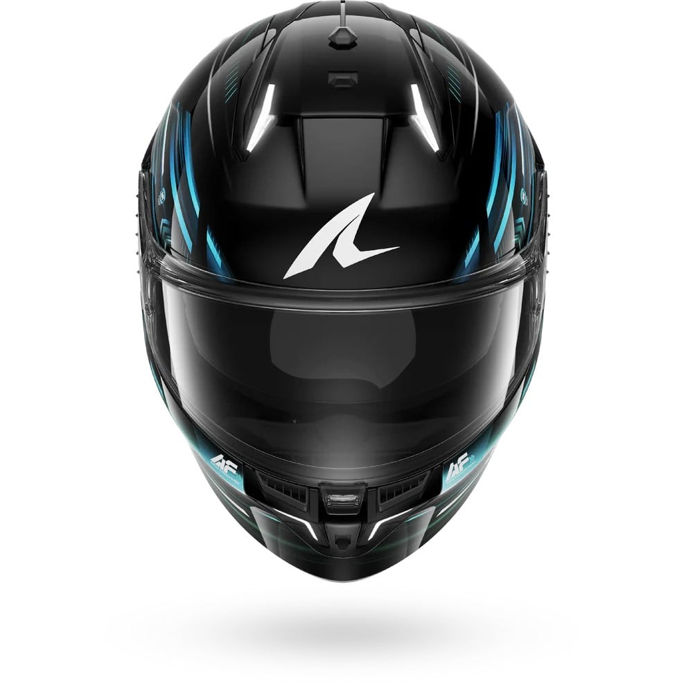 SHARK SKWAL i3 LIGHT-BLUR MOTORCYCLE HELMET BLACK BLUE GREEN