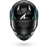 SHARK SKWAL i3 LIGHT-BLUR MOTORCYCLE HELMET BLACK BLUE GREEN