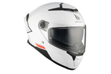 MT Thunder 4 SV Solid A0 Touring Motorcycle Full Face Helmet White Pearl Shiny - SECURTEX MOTOR S.L (t/a MaximoMoto)