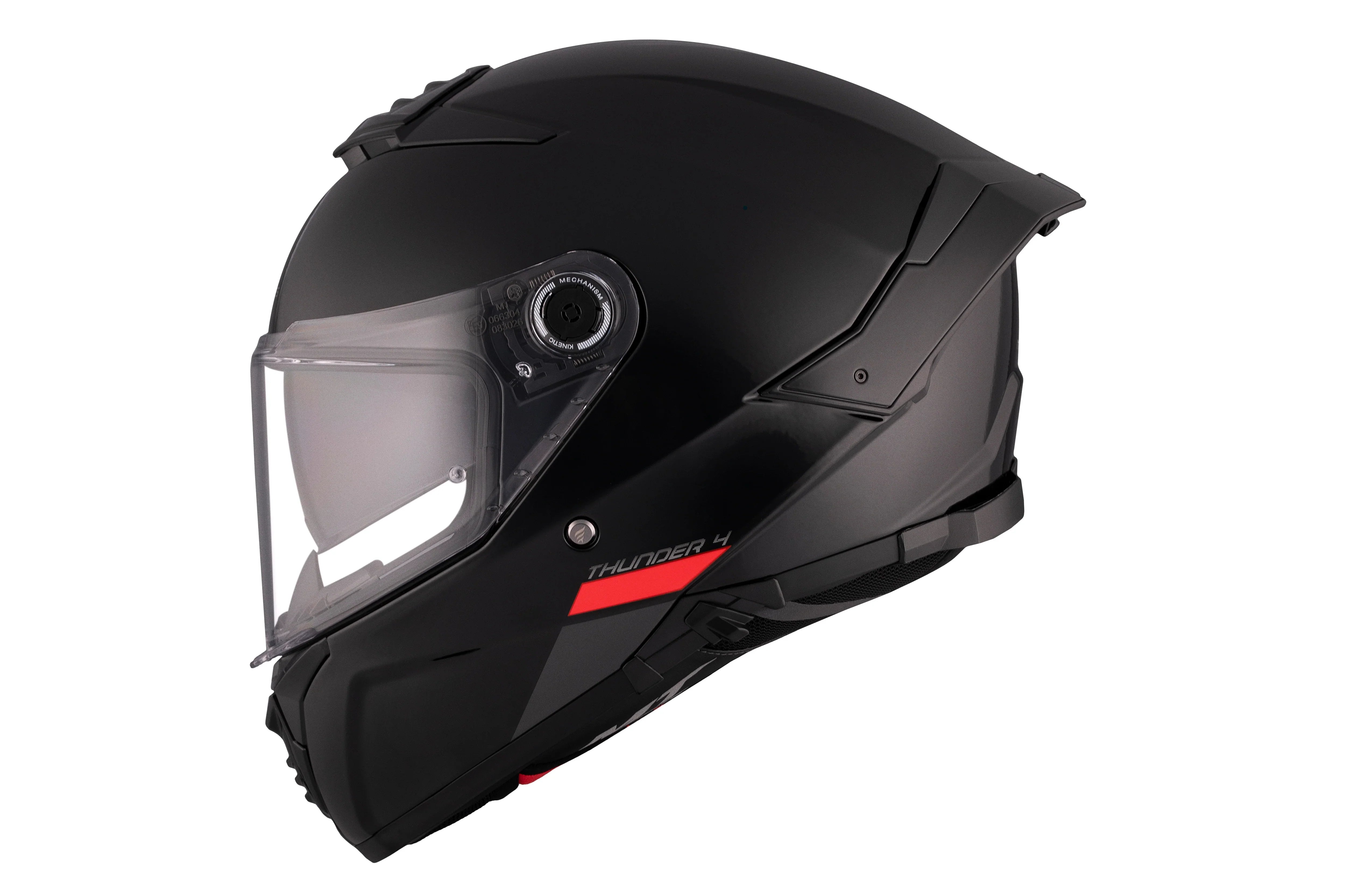MT THUNDER 4 SV SOLID A1 MOTORCYCLE FULL FACE HELMET GLOSS BLACK