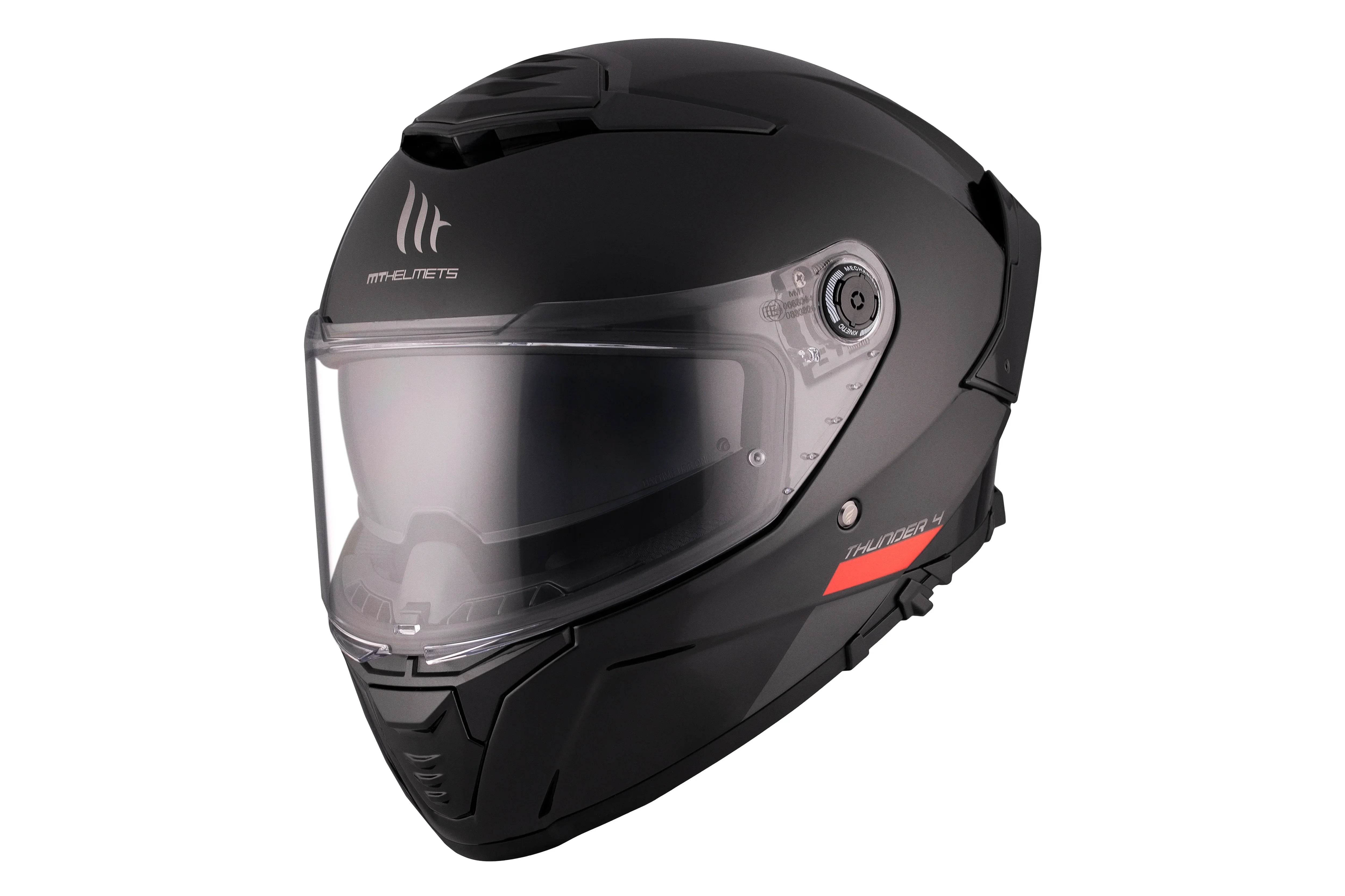 MT THUNDER 4 SV SOLID A1 MOTORCYCLE FULL FACE HELMET GLOSS BLACK