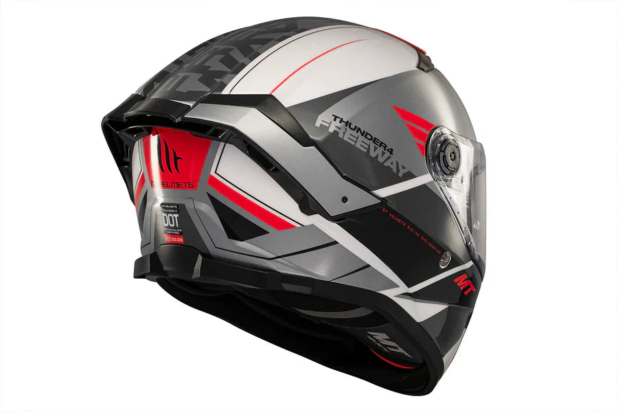 MT THUNDER 4 SV FREEWAY A5 Sport Touring Full Face Motorcycle Helmet Shiny - SECURTEX MOTOR S.L (t/a MaximoMoto)